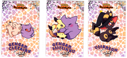 POKEMON HALLOWEEN CARD * GENGAR , CLEFAIRY , MIMIKYU , UMBREON * HOLO - Image 1