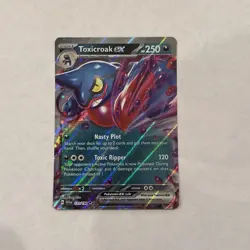 Pokemon Toxicroak EX 131/198 Scarlet Violet Base SV1 En - Image 1