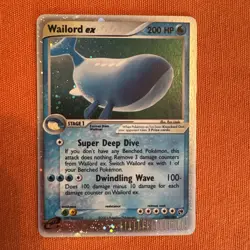 Wailord EX Rare Holo 100/100 EX Sandstorm Swirl LP Pokemon TCG - Image 1