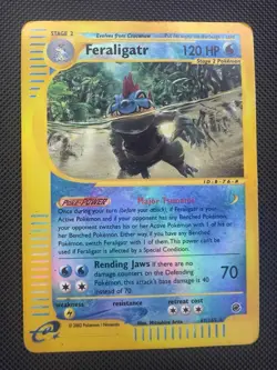 Feraligatr 012/165 Expedition Base Set Reverse Holo Pokemon TCG - Image 1