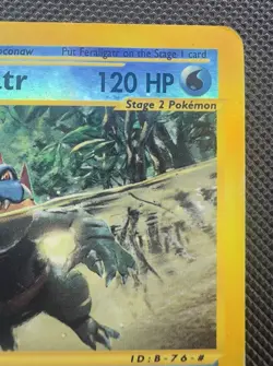 Feraligatr 012/165 Expedition Base Set Reverse Holo Pokemon TCG - Image 3