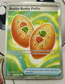 Pokemon TCG Buddy-Buddy Poffin 167/132 Me01: Mega Evolution Holo - Image 1