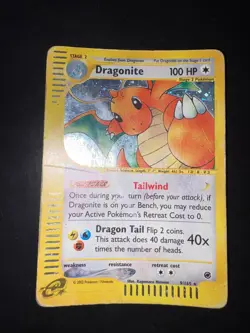 Pokemon Dragonite Expedition Holo Rare #9 ENG - Image 1