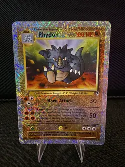 Pokemon Rhydon #35/110 Legendary Collection Reverse Holo HP - Image 1