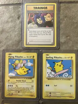 Pokemon XY Evolutions Secret Rare Set Of 5 Pikachu Exeggutor Doduo Team Rocket - Image 2