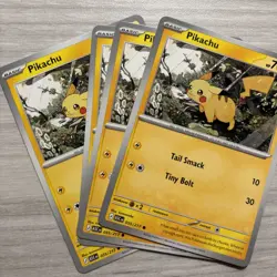 Pikachu 055/217 - Common - Pokemon TCG: Ascended Heroes NM Set of 4 playset - Image 1