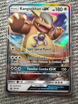 KANGASKHAN GX - SM188 HOLO P SUN & MOON PROMO POKEMON NM/M - Image 1