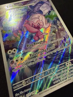 Tinkatuff 💕 Illustration Rare 💕 Paldea Evolved 217/193 Pokemon - Image 1