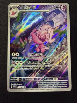 Tinkatuff 💕 Illustration Rare 💕 Paldea Evolved 217/193 Pokemon - Image 2