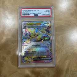 2025 Pokemon PRE EN Jolteon Ex 030/131 Surprise Box Exclusive Stamped PSA 10 - Image 1