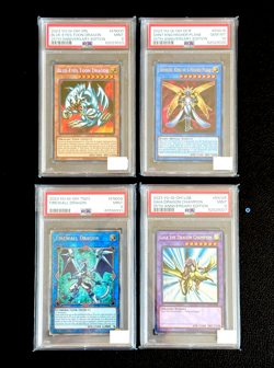 2023 PSA Bundle 4 Slabs - YU-GI-OH! - 25th Anniversary Edition PSA 10, 9, EN - Image 1