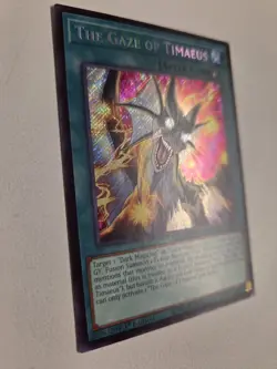 The Gaze of Timaeus MZMU-EN013 Secret Rare Red-Eyes Dark Dragoon Yugioh Set NM - Image 3