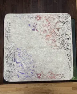 Hands of the Storm The Boneyard Queens of the Tide Cloth Playmat Pvramid Used - Image 1
