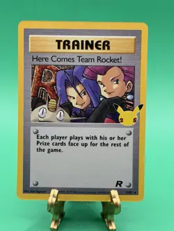 Here Comes Team Rocket! 15/82 Rare Trainer Team Rocket Pokemon Card - Image 1