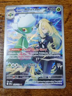 Cynthia's Roserade 184/182 Illustration Rare Destined Rivals Pokemon Card NM-MT - Image 1
