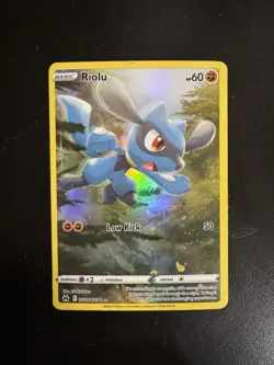 Pokemon TCG Riolu Crown Zenith Galarian Gallery Holo Ultra Rare Card GG26/GG70 - Image 1
