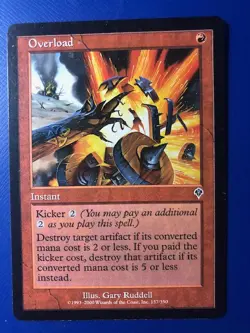 Overload Invasion Magic Cards, Excellent/LP, COMBINED SHIPPING - Image 1