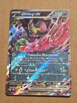 Pokemon TCG Okidogi Ex 03/064 SA EN Full Art Holo Dark Near Mint Card - Image 1