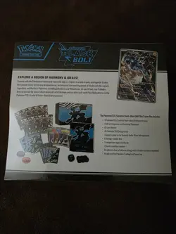 Pokemon Scarlet & Violet Black Bolt Elite Trainer Box English Zekrom 45 Cards - Image 2