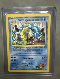 Pokemon TCG Misty's Gyarados Gym Challenge 13/132 Holo Rare 100 HP English Card - Image 1