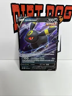Pokemon SWSH: Sword & Shield Promo Cards Umbreon V SWSH203 Holo LP - Image 1