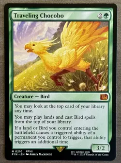 Traveling Chocobo M 0210 Regular Final Fantasy Magic the Gathering MTG Card NM - Image 1