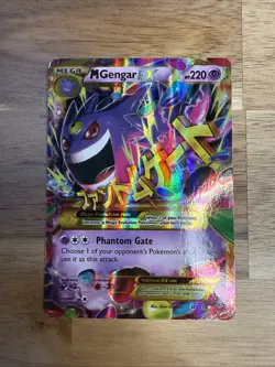 MP Pokemon TCG: XY Phantom Forces - Mega M Gengar EX 121/119 Secret Rare Holo - Image 1