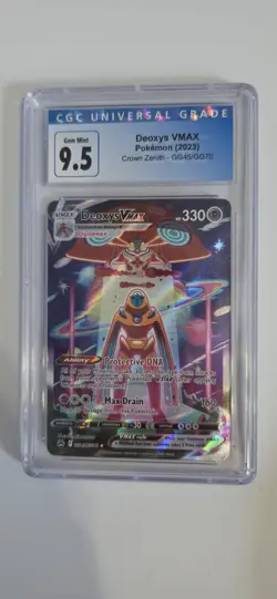Deoxys VMAX SWSH267 CGC 9.5 Promo Holo Sword & Shield Pokemon Card - Image 1