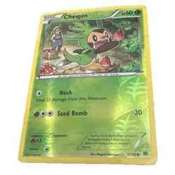 Chespin (7) 7/162 Rev Reverse Holo XY Breakthrough Pokemon NM - Image 1