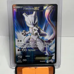Pokemon Mewtwo EX Full Art TCG Card 157/162 XY Breakthrough - NM/LP - Image 1