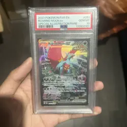 Pokemon Card Roaring Moon EX 251/182 Paradox Rift SIR PSA 10 GEM MINT Card - Image 1