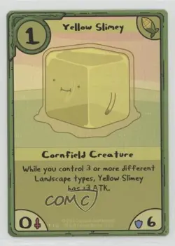 2014 Adventure Time: Card Wars Expansion Sets Yellow Slimey - Image 1