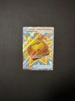 Fighting Gong 168/132 Me01: Mega Evolution Full Art Trainer Card Double Rare NM - Image 1
