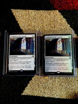 Authority of The Consuls 2x Lot 1 Non and 1 Foil Foundations MTG NM - Image 1