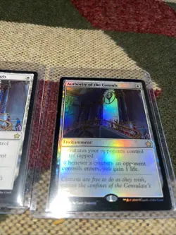Authority of The Consuls 2x Lot 1 Non and 1 Foil Foundations MTG NM - Image 3