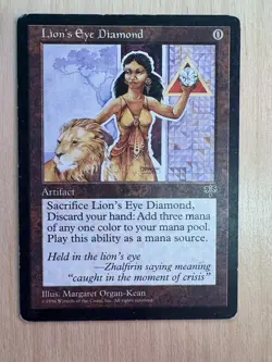 Magic: The Gathering Lion's Eye Diamond Mirage MP Reserved List - Image 1
