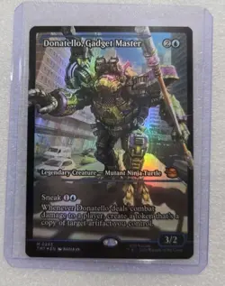 Donatello, Gadget Master (Showcase) MTG TMNT - TMT 0283 Foil NM - Image 1