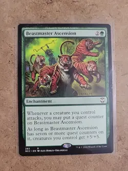 MTG Beastmaster Ascension- Enchantment SET:NCC #283 - Image 1
