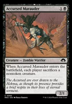Accursed Marauder (080) Modern Horizons 3 MH3 MTG Magic - Image 1