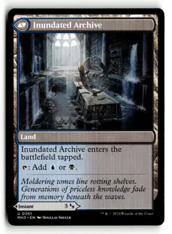 Waterlogged Teachings 261 Uncommon Modern Horizons 3 Magic: The Gathering - Image 2