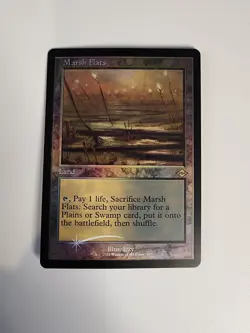 Marsh Flats NM Retro Frame Foil Etched Modern Horizons 2 MTG Magic - Image 1