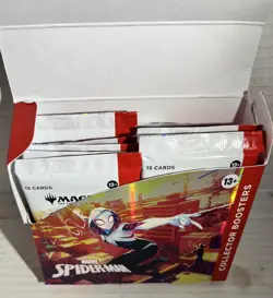 Magic The Gathering MTG Marvel Spiderman Collector Booster Pack Sealed - Image 3