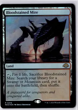 Bloodstained Mire Modern Horizons 3 Foil NM R 0216 - Image 1