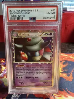 2010 POKEMON UNDAUNTED SLOWKING PRIME #85 ULTRA RARE PSA 8 NM #118739078 - Image 1