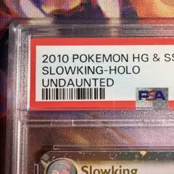 2010 POKEMON UNDAUNTED SLOWKING PRIME #85 ULTRA RARE PSA 8 NM #118739078 - Image 3
