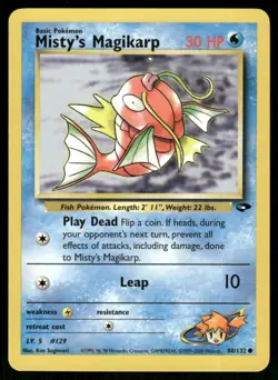 2000 Pokemon Gym - Challenge Misty’s Magikarp VTG UNplayed #88 WOTC TGC - Image 1