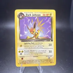 Pokemon Vintage Card Team Rocket Dark Jolteon 38/82 Uncommon NM -c - Image 1