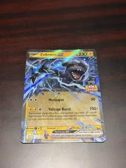 Pokemon TCG Bahasa Indonesia Zekrom ex Ultra Ball League TOP 4 WINNER PROMO - Image 1