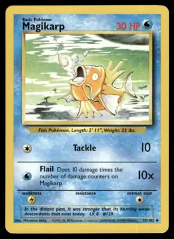 1999 Pokemon Classic Base Set Magikarp VTG UNplayed Basic/Uncommon #35 WOTC TGC - Image 1