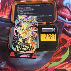 Extremely Heavy Pokemon Ascended Heroes Booster Pack 22.83 - Heavy Pack! - Image 1